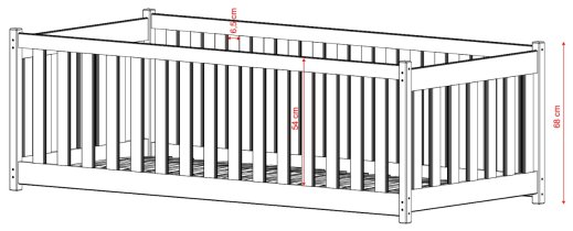 Lano - Dječji krevet Concept - 90x190 cm - maslinasta