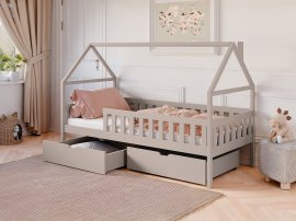 Dječji krevet kućica Domi - 80x160 cm - kašmir