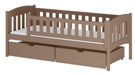 Dječji krevet Gucio - 80x160 cm - mliječna čokoladna