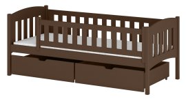 Dječji krevet Gucio - 80x200 cm - tamno čokoladna