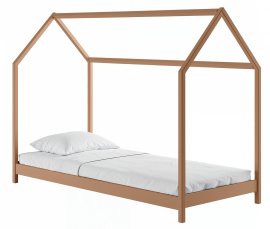 Dječji krevet kućica Lucky - 80x160 cm - cimet