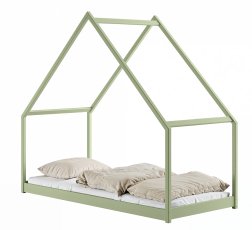 Dječji krevet kućica Moris - 80x180 cm - maslina