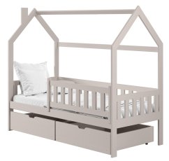 Dječji krevet kućica Natan - 80x160 cm - kašmir