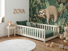 Dječji krevet Zoya - 90x190 cm - krem