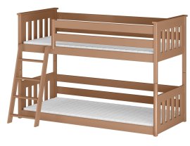 Krevet na kat Kevin - 80x160 cm - cimet