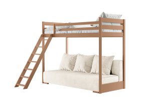 Lano - Krevet na kat s dvosjedom Sofino - 90x200/140x200 cm