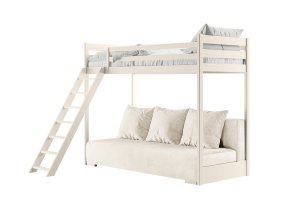 Lano - Krevet na kat s dvosjedom Sofino - 90x200/140x200 cm