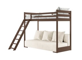 Lano - Krevet na kat s dvosjedom Sofino - 90x200/140x200 cm