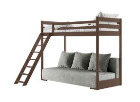 Lano - Krevet na kat s dvosjedom Sofino - 90x200/140x200 cm