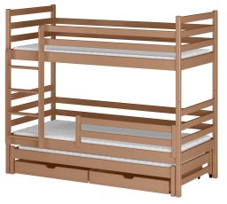 ležajem Luk - 80x200 cm - cimet