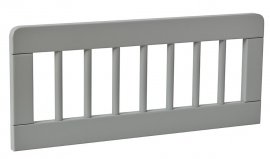 Dodatna ograda za dječji krevet kućica - 60x170 cm - siva basic