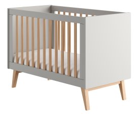 Dječji krevet Swing - 60x120 cm - siva