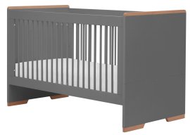 Dječji krevet Snap - 70x140 cm - tamnosiva