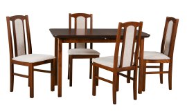 Blagovaonski set Stol Max 4 orah + 4 stolice Bos 7 orah 11B neve 3