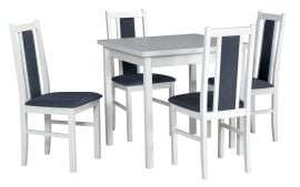 Blagovaonski set Stol Max 9 bijela + 6 stolica Bos 14 bijela 8B