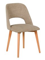 Drewmix - Komplet za blagovaonicu Ikon 5 crna/artisan + 6 stolica Monti 4 bukva 35A aragon 20