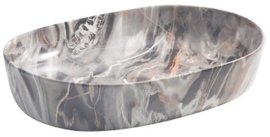 Nadpultni umivaonik Everest ovalni 60 - sivi mramor