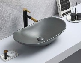 Umivaonik Kimic Oval Sivi 62