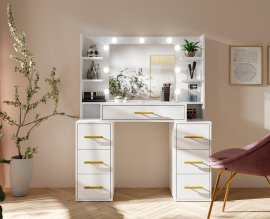 Toaletni stolić Broadway - bijeli