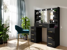 Toaletni stolić Broadway - crni