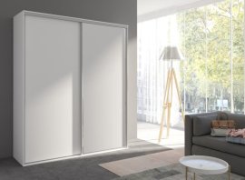 Ormar s kliznim vratima Grande 204 cm - bijela