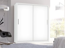 Ormar s kliznim vratima Mistral 180 cm - bijeli