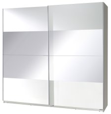 Ormar s kliznim vratima i zrcalom Twister 2 - bijeli