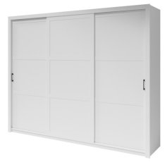 Ormar s kliznim vratima Frama 255 cm - bijeli