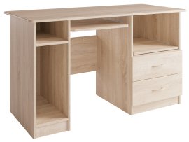 Radni stol s ladicama Max - hrast sonoma