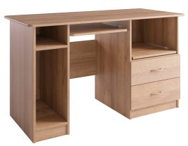 Radni stol s ladicama Max - hrast riviera 
