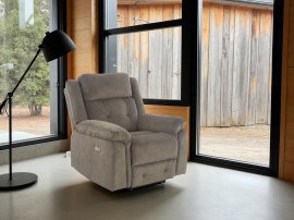 Električna počivaljka s relaks mehanizmom Trevi Lounge - siv