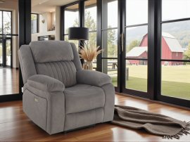 Električna počivaljka s relaks mehanizmom Fosso Comfort - siv