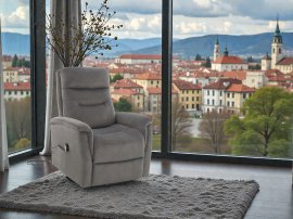 Električna ležaljka s relaks mehanizmom Asti Relax - siva