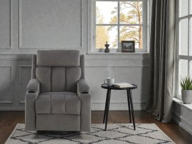 Fotelja s relaks mehanizmom Sirolo Calm - siva