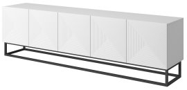 TV element s metalnim okvirom Asha 200 5D - bijeli