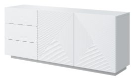 Komoda na postolju Asha 167 2D3SZ - bijela sjaj
