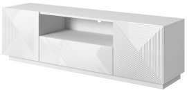 TV element s postoljem Asha 167 2D1SZ - bijeli sjaj