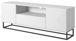 TV element s metalnim okvirom Asha 167 2D1SZ - bijeli sjaj