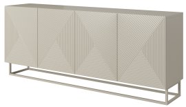 Komoda s metalnim okvirom Asha 200 4D - kašmir