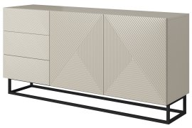 Komoda s metalnim okvirom Asha 167 2D3SZ - kašmir