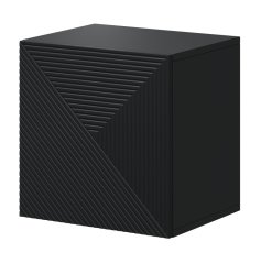 Zidni noćni ormarić Asha 40 1D - crni