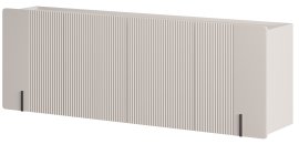 Zidna komoda Malmi 200 4D - kašmir, crni dekor