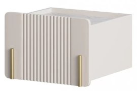 Zidni noćni ormarić Malmi 45 1SZ - kašmir, zlatni dekor