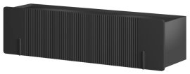 Zidni TV element Malmi 150 2D1SZ - crni, crni dekor