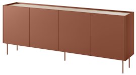 Komoda Desin 220 4D2SZ - keramička crvena