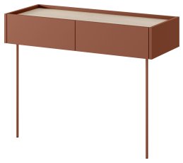 Toaletni stolić za šminkanje Desin 2SZ - keramička crvena