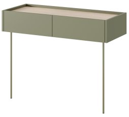 Toaletni stolić za šminkanje Desin 2SZ - maslinasto zelena