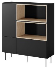 Komoda Desin 120 2D1SZ - crna