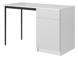 Radni stol Nicole 120 1D1SZ - bijela