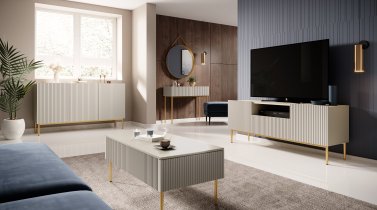 Dnevni boravak i spavaća soba Nicole - kašmir